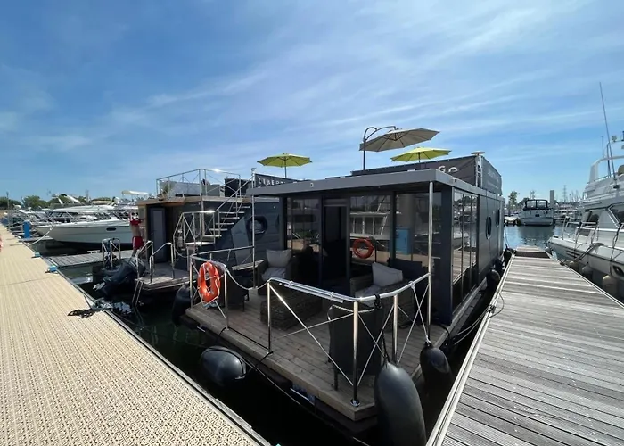 Hotel na wodzie Hausboot Puentenel - Stationaer - Traumhafte Auf Dem Wasser