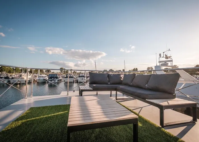 Hausboot Puentenel - Stationaer - Traumhafte Auf Dem Wasser Hotel na wodzie